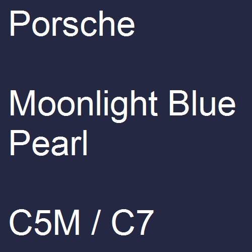 Porsche, Moonlight Blue Pearl, C5M / C7.